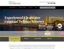 Tablet Screenshot of deantsourakis.com